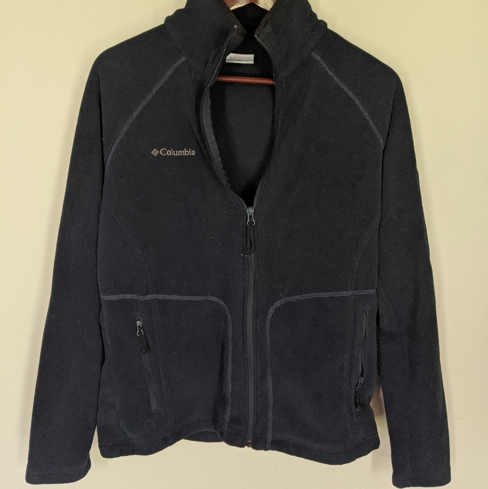 2/$25 Columbia Navy Fleece Full Zip